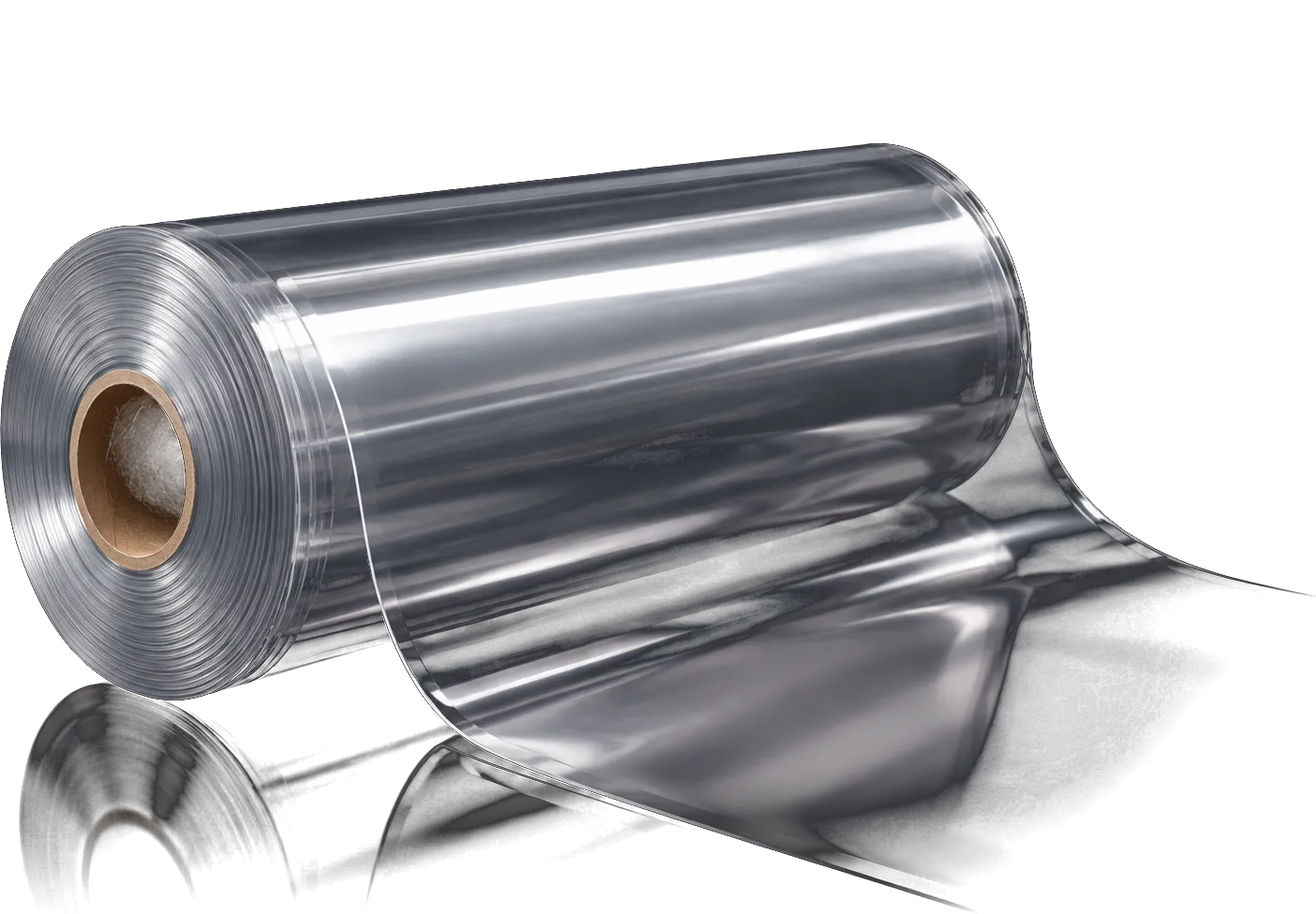 High-clarity PET sheet roll